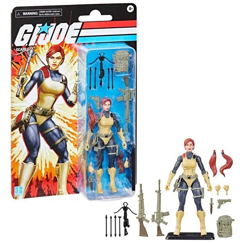 G.I. Joe - Classified Retro Cardback Series: Scarlett 6-Inch Action Figure