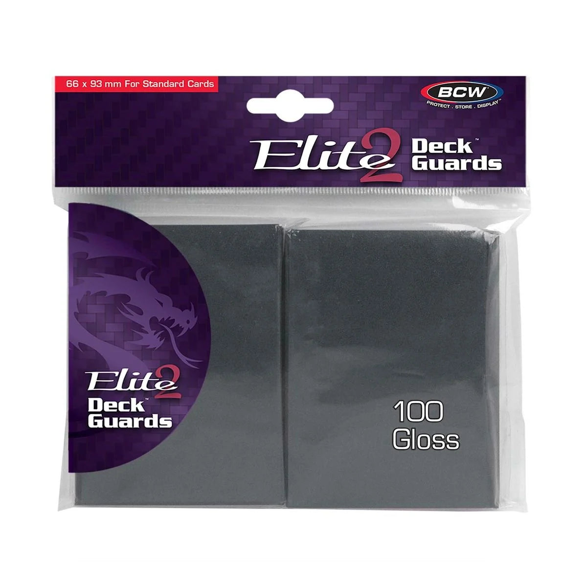 Card Sleeves - Elite2 Deck Guard: Cool Gray (Gloss)