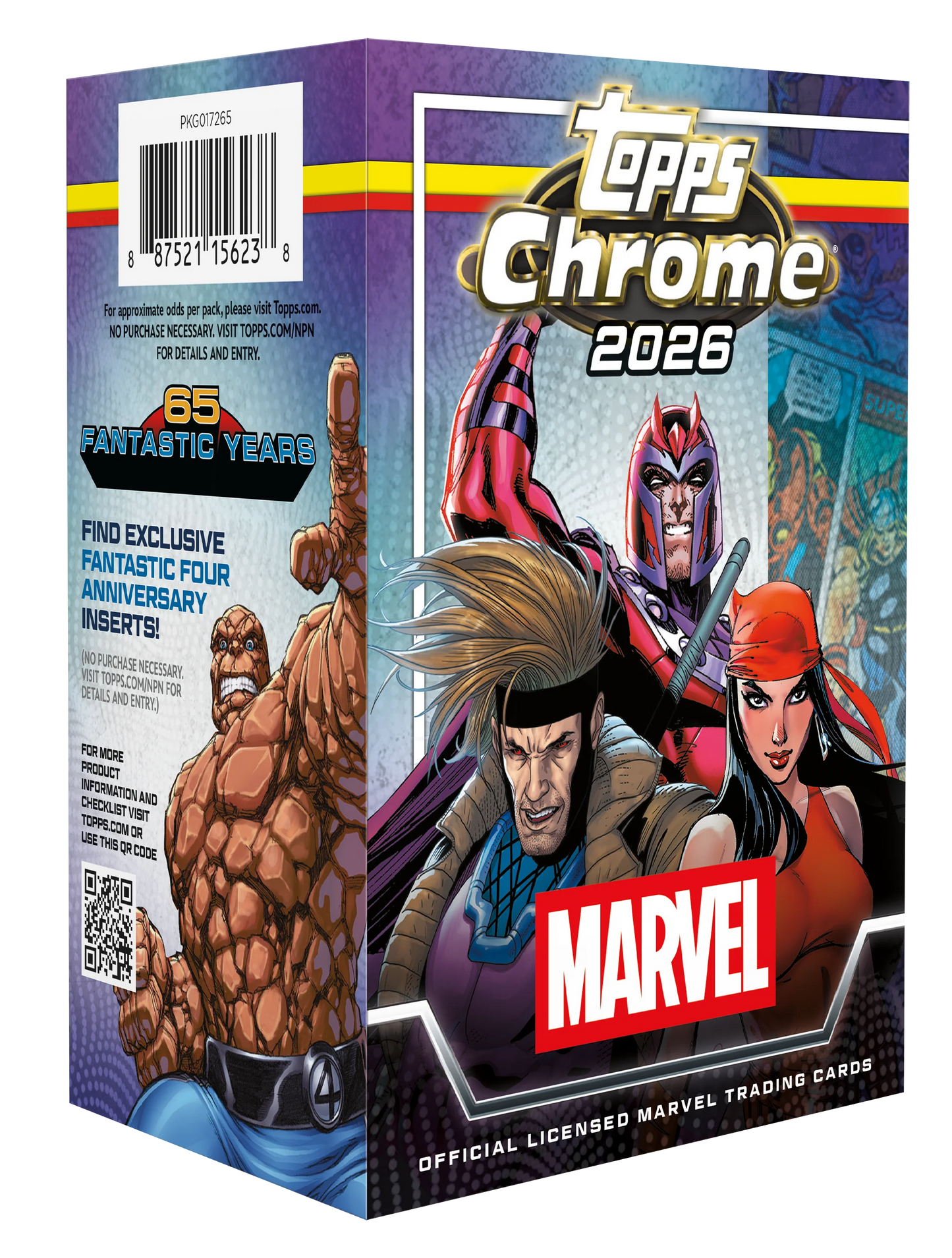 Topps 2026 - Chrome® Marvel Comics - Value Box