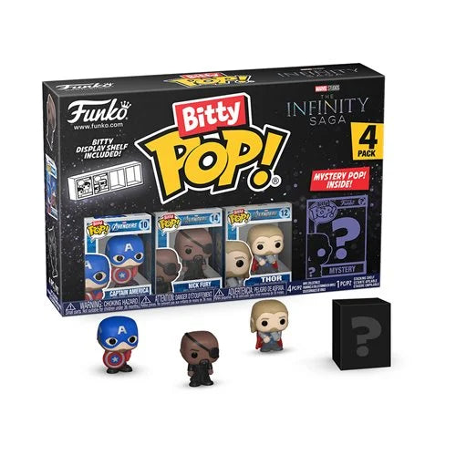 Funko Bitty Pop! The Avengers The Infinity Saga Captain America 4-Pack