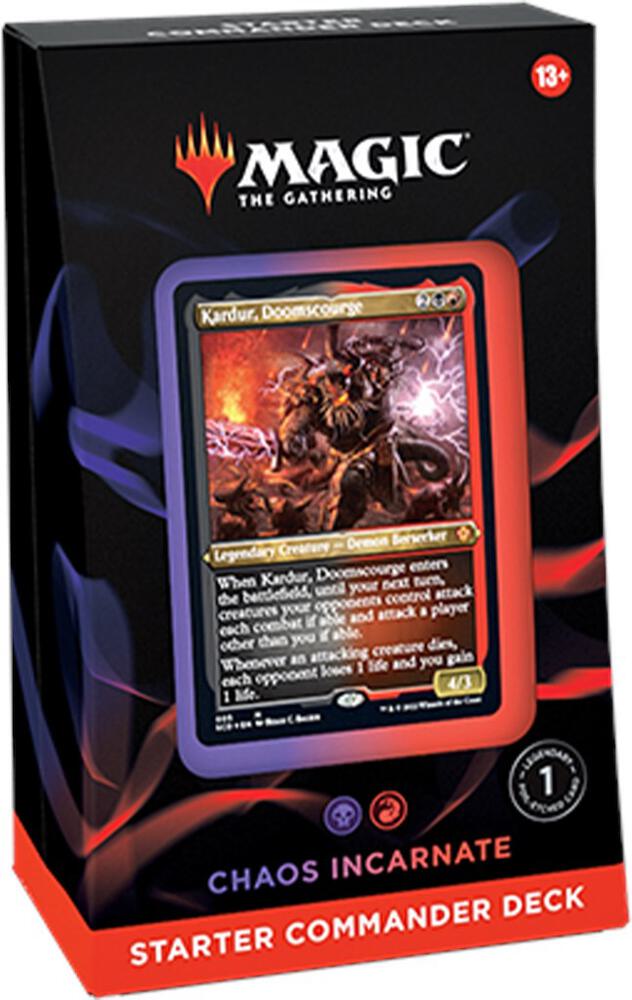 Magic the Gathering CCG: Starter Commander Deck - Chaos Incarnate