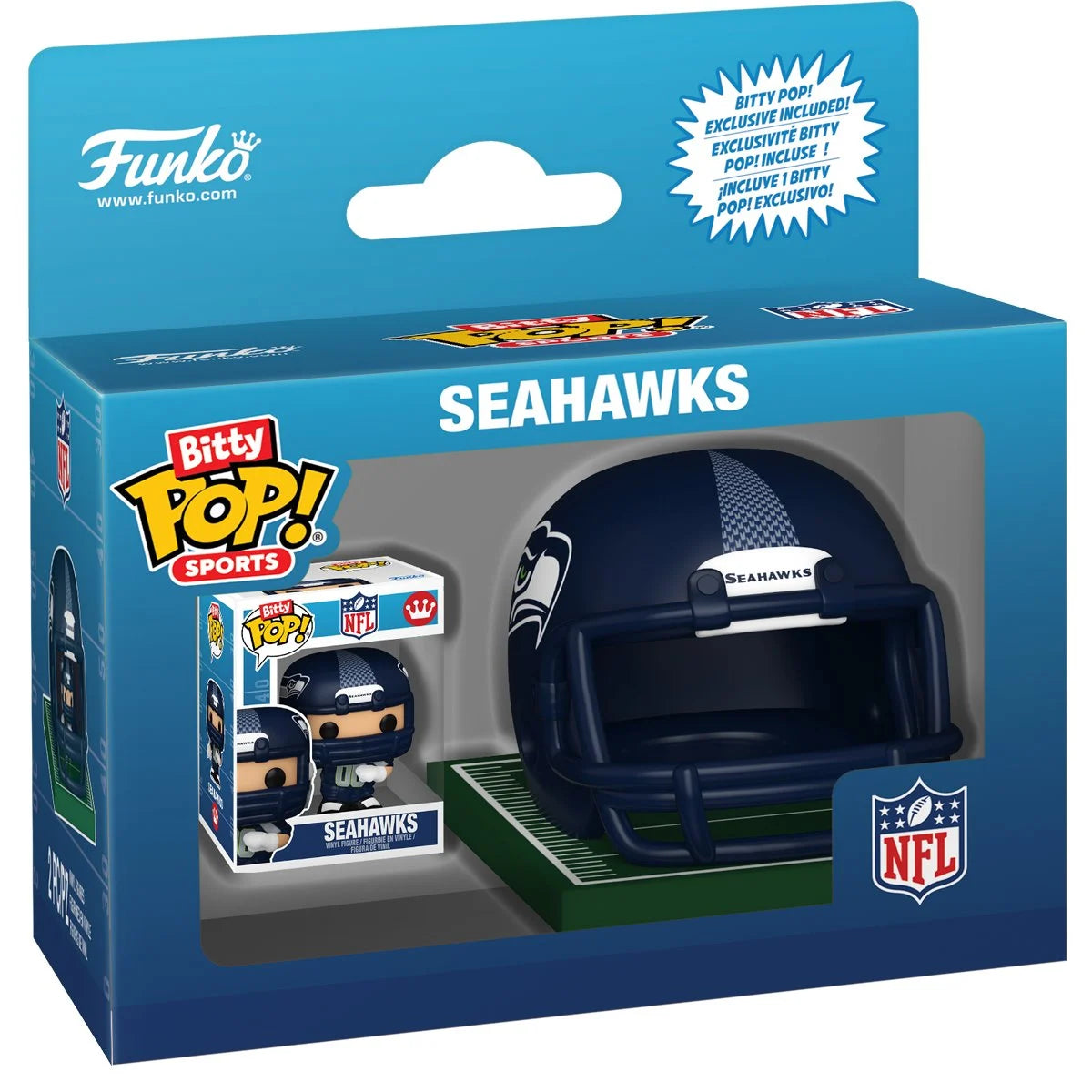 Funko Bitty Pop! NFC Helmet - Seattle Seahawks