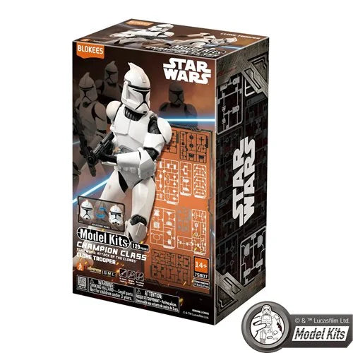 Blokees: Star Wars: Attack of the Clones - Clone Trooper Champion Class Model Kit