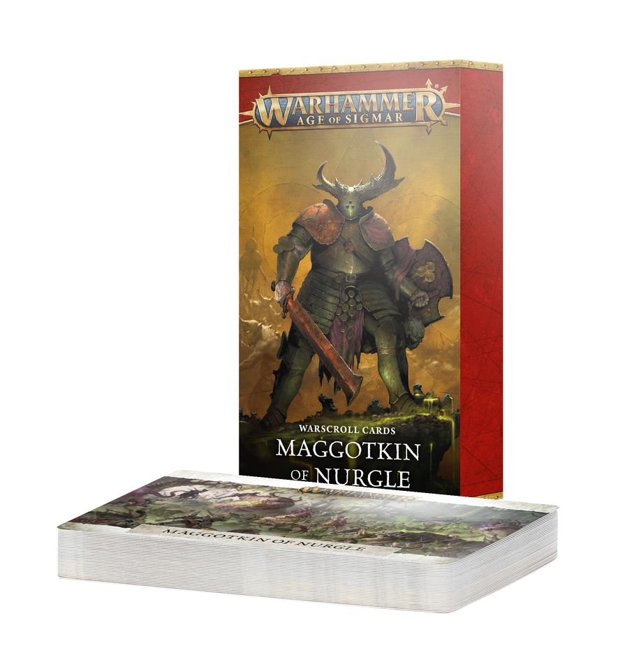 Warhammer Age of Sigmar - Warscroll Cards: Maggotkin of Nurgle (4th Edition)