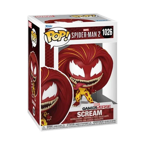 Funko Pop! Spider-Man 2 Video Game: Scream #1026