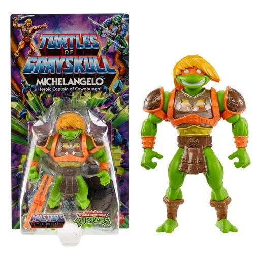 Masters of the Universe: Origins - Turtles of Grayskull - Michelangelo 5 1/2 inch Figure