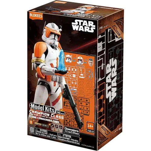 Blokees: Star Wars: Attack of the Clones - Clone Commander Cody Champion Class Model Kit