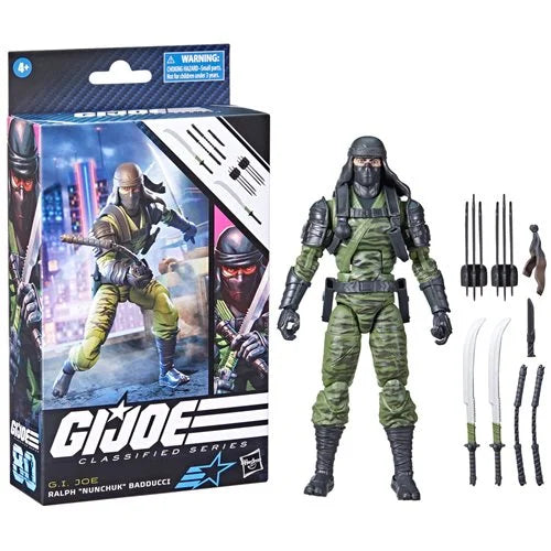 G.I. Joe - Classified Series: (80) Ralph "Nunchuk" Badducci 6-Inch Action Figure