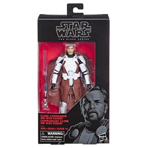 Star Wars: Black Series: The Clone Wars - Clone Commander Obi-Wan Kenobi 6-Inch Figure