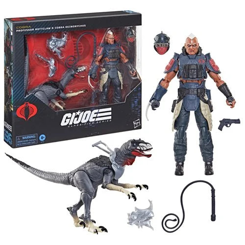 G.I. Joe - Classified Series: (196) Professor Rottclaw & Cobra Deinonychus 6-Inch Action Figure