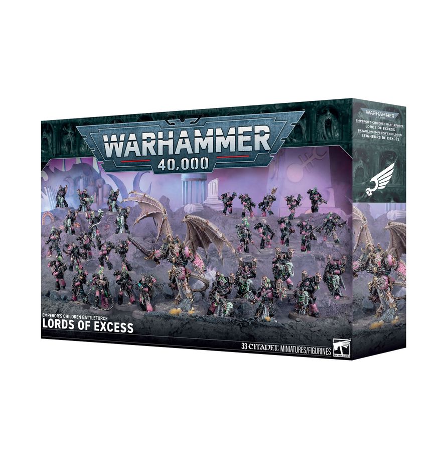 Warhammer 40k - Emperor's Children: Lords of Excess Battleforce Box (Feb 2026)