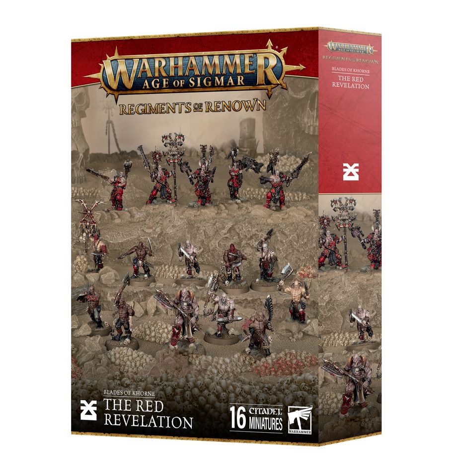 Warhammer Age of Sigmar - Regiment of Renown: Blades of Khorne – The Red Revelation (4th Edition)