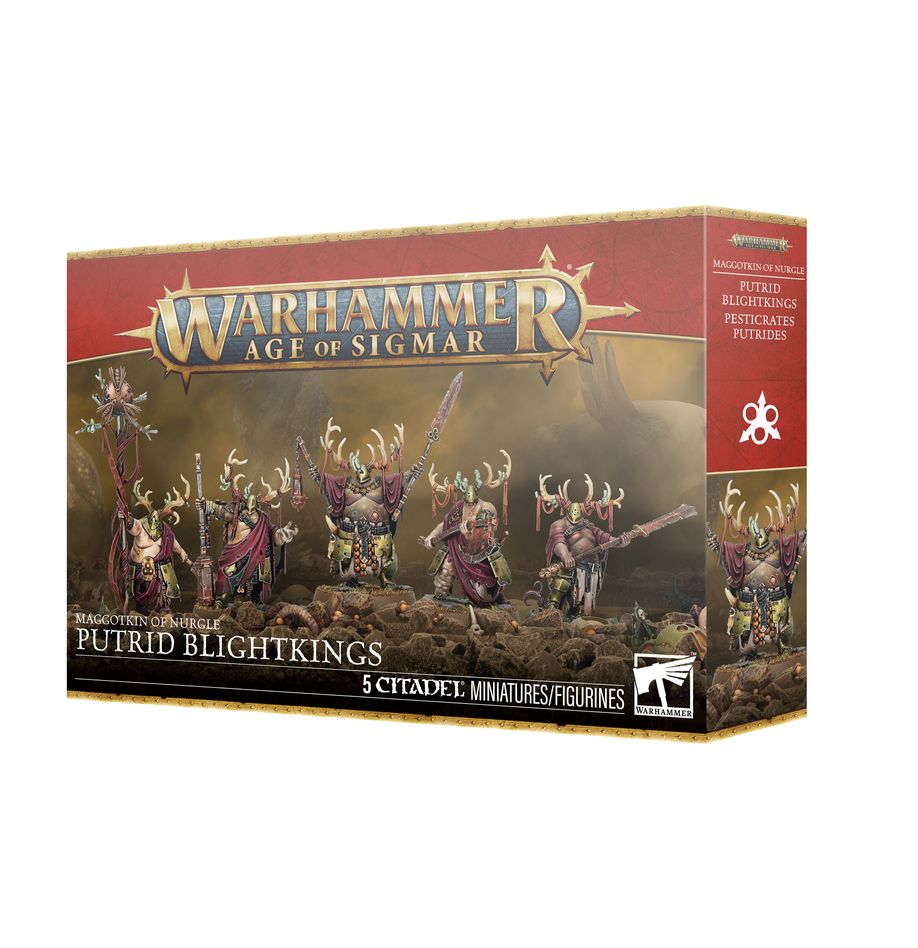 Warhammer Age of Sigmar - Maggotkin of Nurgle: Putrid Blightkings (4th Edition)
