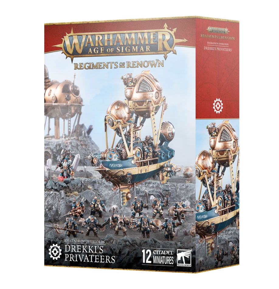 Warhammer Age of Sigmar - Regiment of Renown: Kharadron Overlords – Drekki's Privateers (4th Edition)