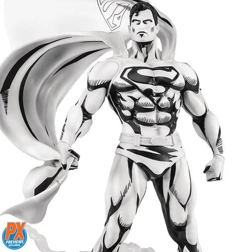 DC Heroes: Black and White Superman - 1:8 Scale Statue (SDCC 2024 Exclusive)