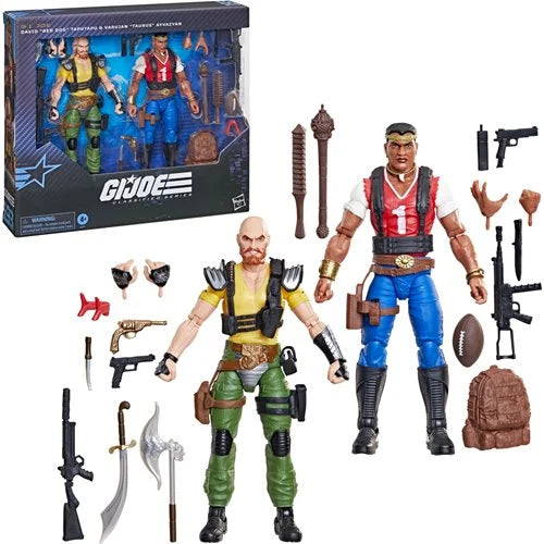 G.I. Joe - Classified Series: (193) David Red Dog Taputapu & Varujan Taurus Ayvazyan 6-Inch Action Figure (2 Pack)