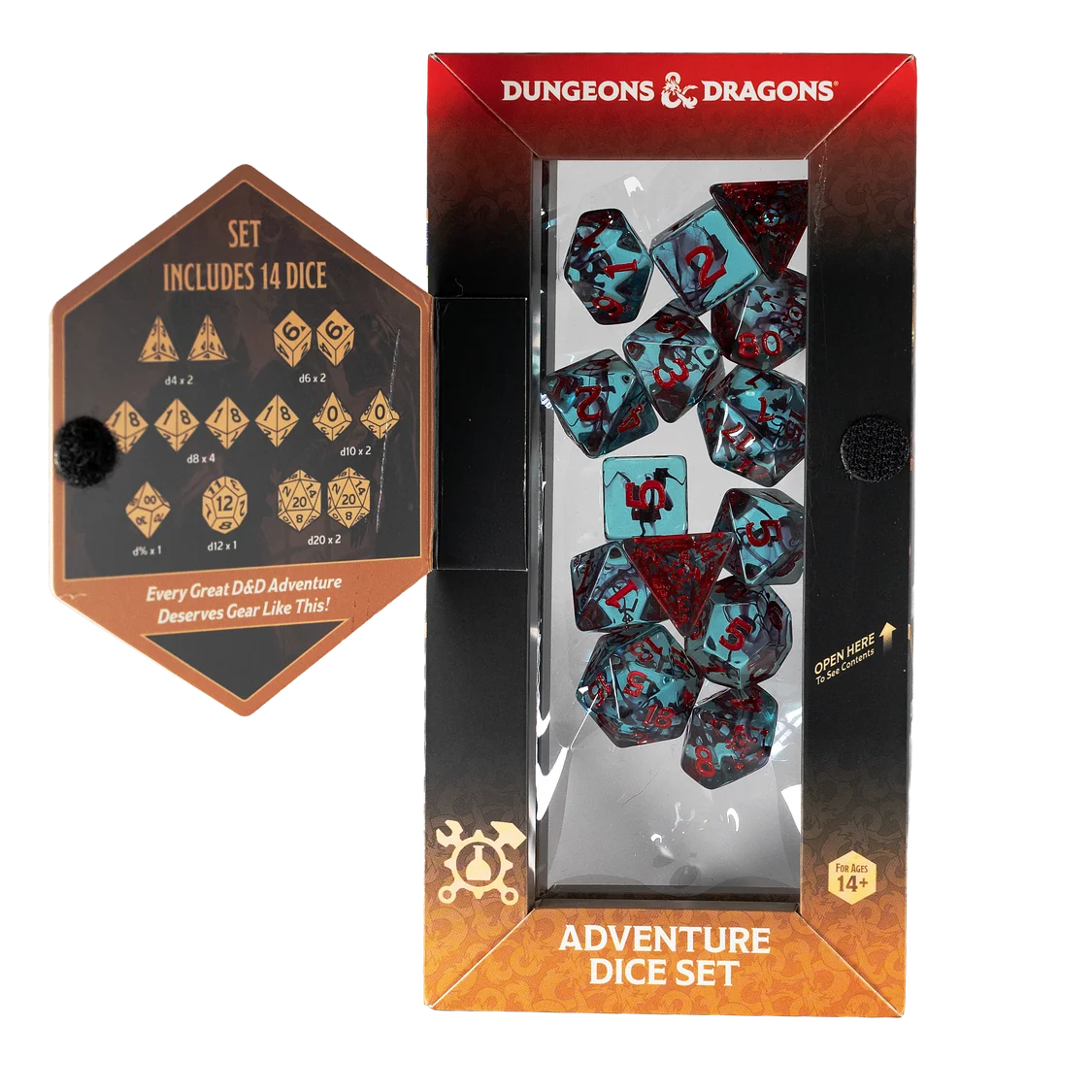 Dungeons & Dragons: Adventure Dice - Artificer: Blue & Red