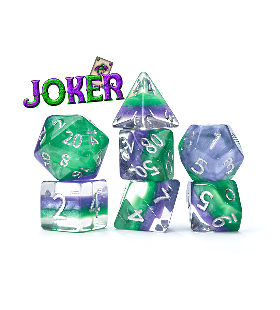 Eclipse Dice: Set of 7 - Joker
