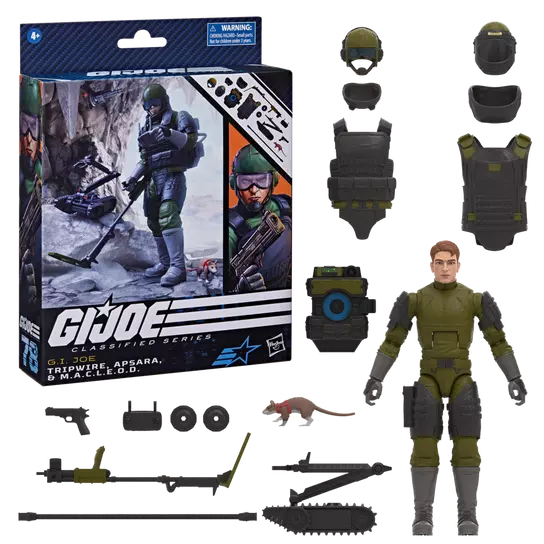 G.I. Joe - Classified Series: (78) Tripwire, Apsara, & M.A.C.L.E.O.D. 6-Inch Action Figure