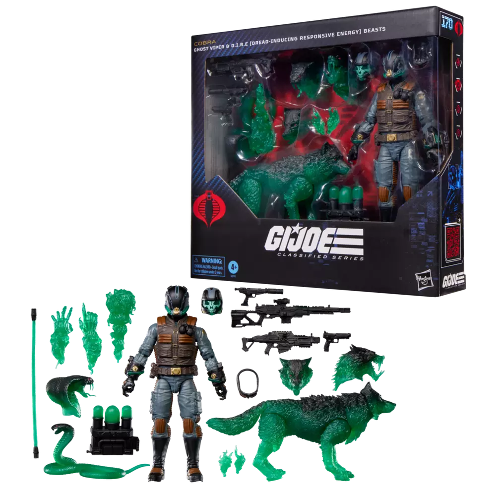 G.I. Joe - Classified Series: (170) Ghost Viper & D.I.R.E. (Dread-Inducing Responsive Energy) Beasts