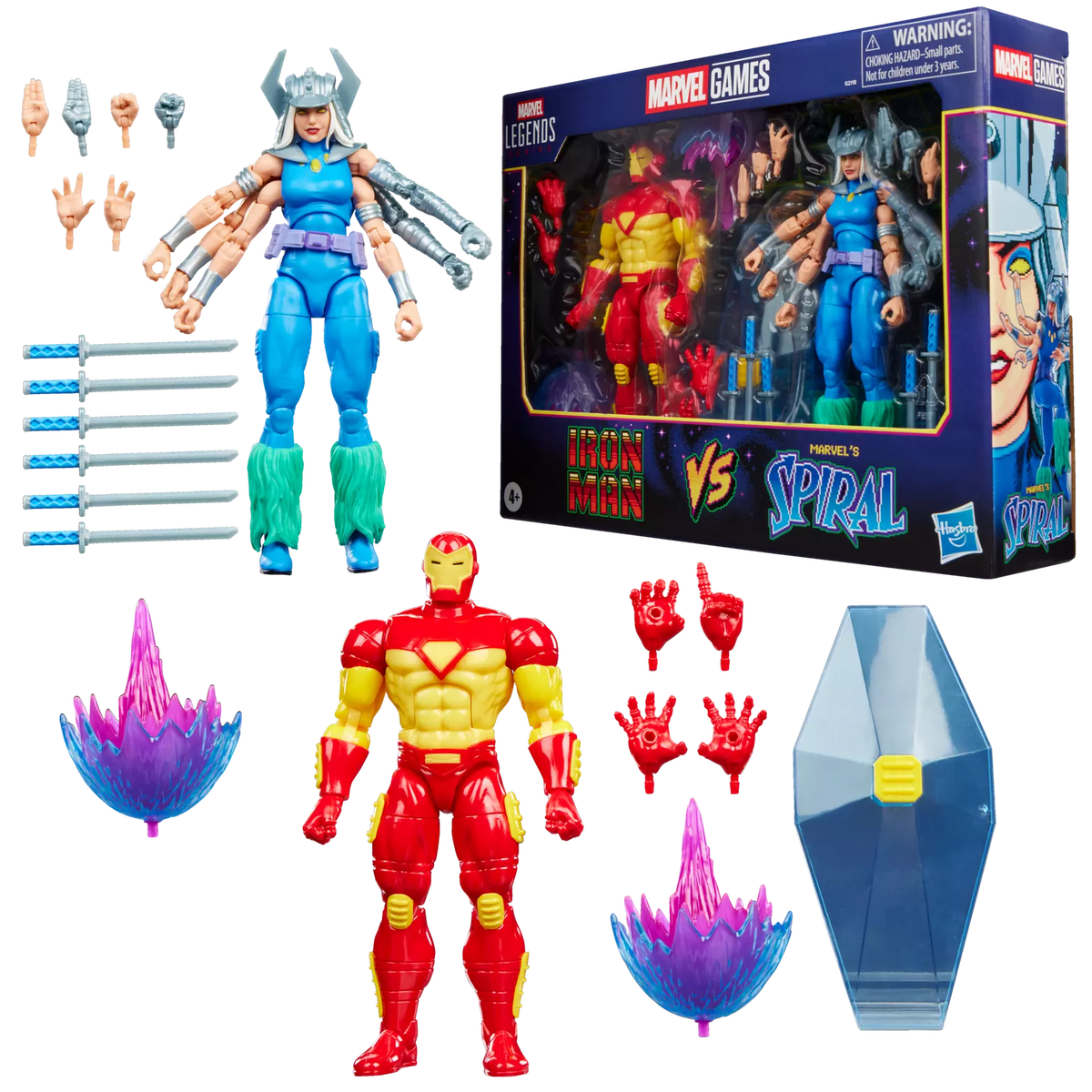 Marvel Legends - Marvel Games: Iron Man vs Spiral 6-Inch Action Figure (2 Pack)
