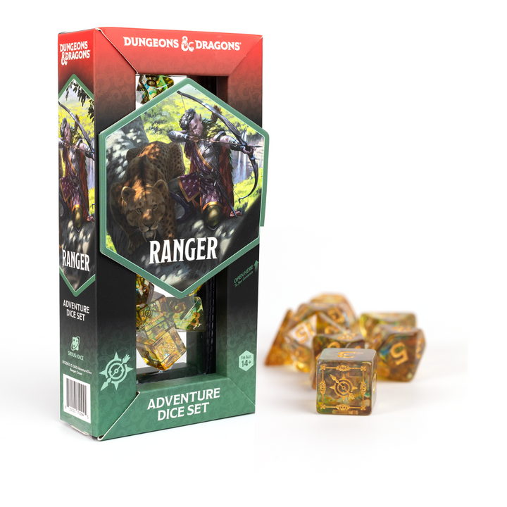 Dungeons & Dragons: Adventure Dice - Ranger: Gold Multi-Colored