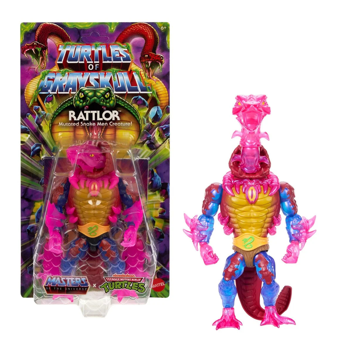 Masters of the Universe: Origins - Turtles of Grayskull - Rattlor 5 1/2 inch Figure