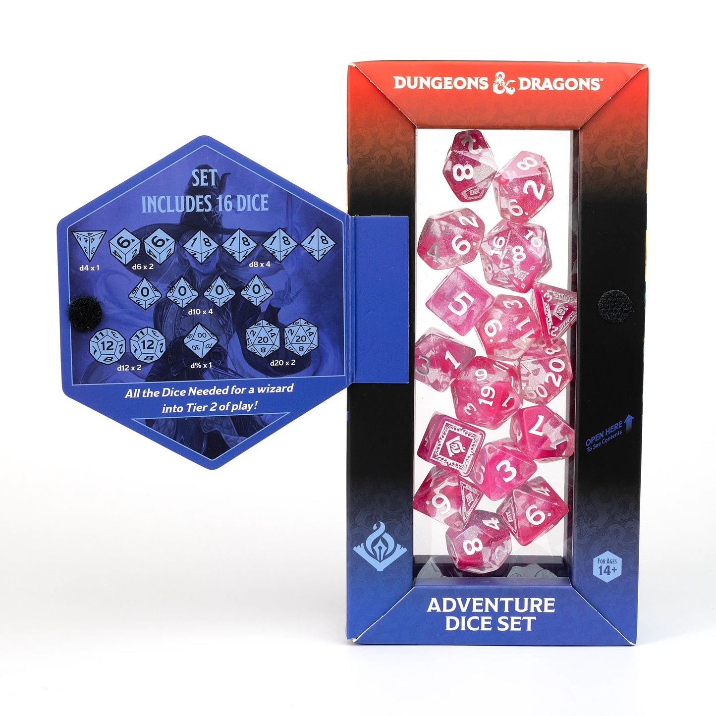 Dungeons & Dragons: Adventure Dice - Wizard Fuchsia