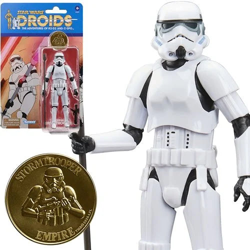 Star Wars: Black Series: Droids - Imperial Stormtrooper Retro Card 6-Inch Figure