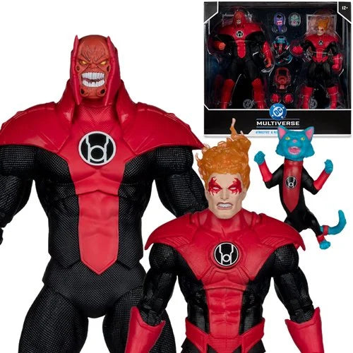 DC Multiverse - Atrocitus Megafig and Red Lantern Corps Green Lantern 7-Inch Scale Action Figure (2-Pack)
