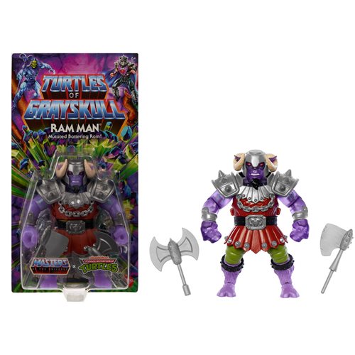 Masters of the Universe: Origins - Turtles of Grayskull - Ram Man 5 1/2 inch Figure