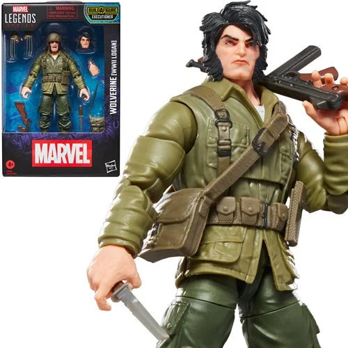 Marvel Legends - Executioner Build-A-Figure: Wolverine (WWII Logan) 6-Inch Action Figure