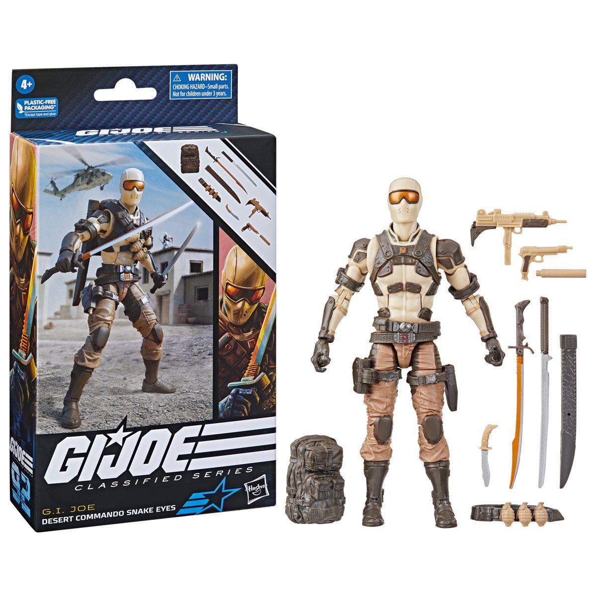 G.I. Joe - Classified Series: (92) Desert Commando Snake Eyes 6-Inch Action Figure