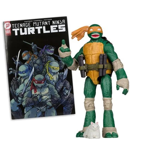 Page Punchers: Teenage Mutant Ninja Turtles - Michelangelo 5-Inch Action Figure with Comic Book