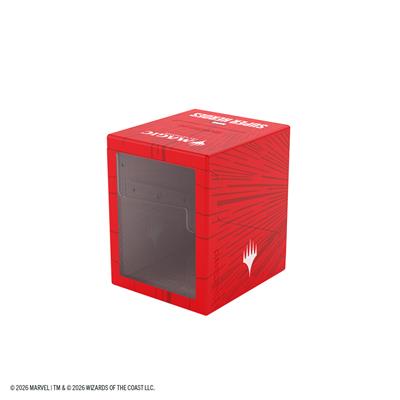 Deck Box - Bastion 100+ XL: MTG Marvel Super Heroes - Comic Burst Red