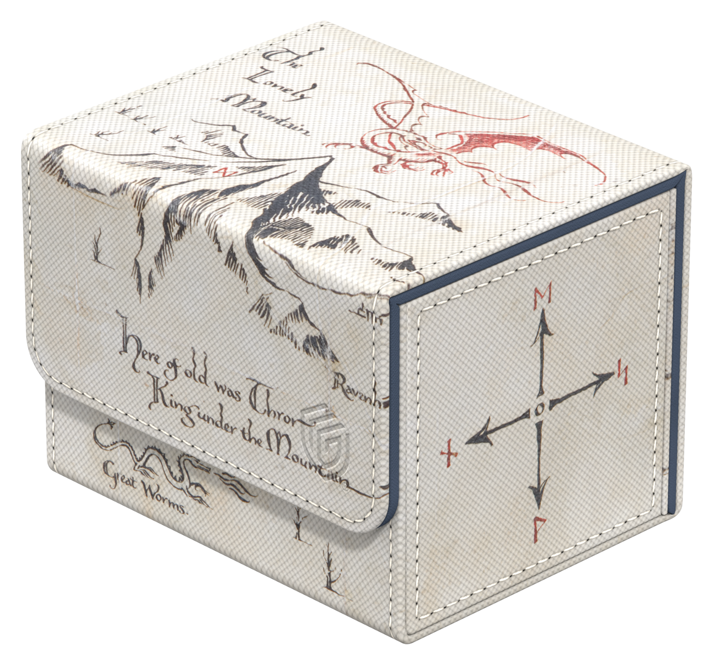Deck Box - Sidewinder 100+ Xenoskin: MTG The Hobbit - Thror's Map