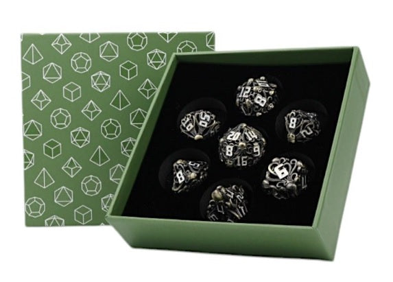 LPG Dice - Tentacular Dice Set - Tarnished Gold