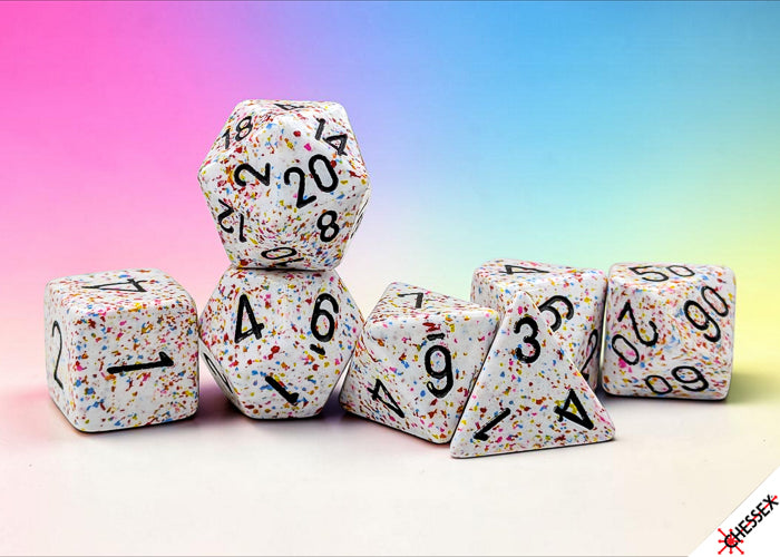 Speckled: Poly Birthday 7-Die Set