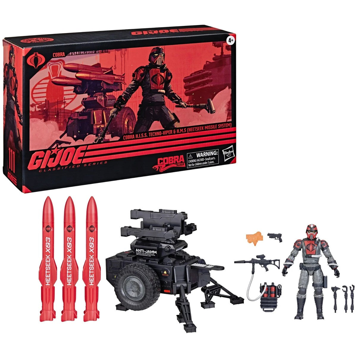 G.I. Joe - Classified Series: (111) Cobra H.I.S.S. Techno-Viper & H.M.S. (HEETSEEK MISSILE SYSTEM) 6-Inch Action Figure