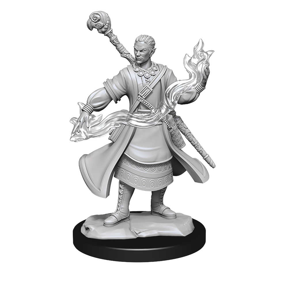 D&D Nolzur's Marvelous Unpainted Miniatures - W14 Half-Elf Wizard Male
