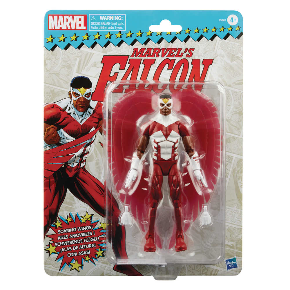 Marvel Legends - Retro Falcon Retro Card 6-inch Action Figure