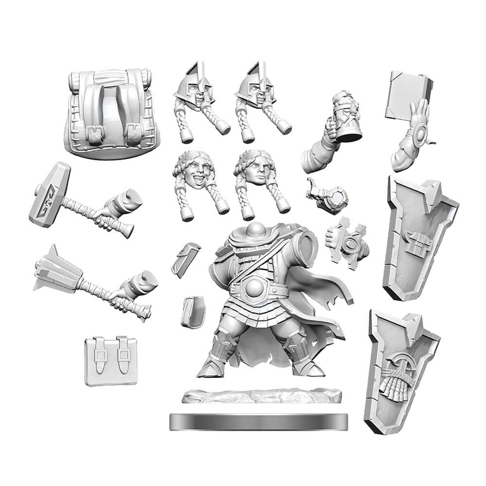 D&D Frameworks - W01 Dwarf Cleric Female