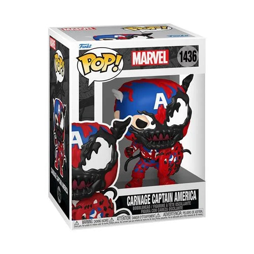 Funko Pop! Carnageized Marvel: Carnage Captain America #1436