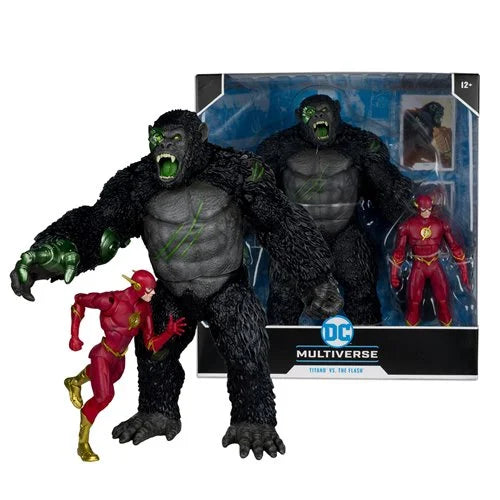 DC Multiverse - Flash vs. Titano Megafig 7-Inch Scale Action Figure 2-Pack