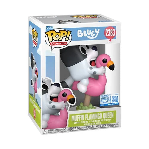 Funko Pop! Bluey: Muffin Flamingo Queen #2383 (EE Exclusive)