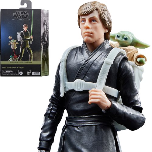 Star Wars: Black Series: The Book of Boba Fett - Luke Skywalker & Grogu 6-Inch Action Figure