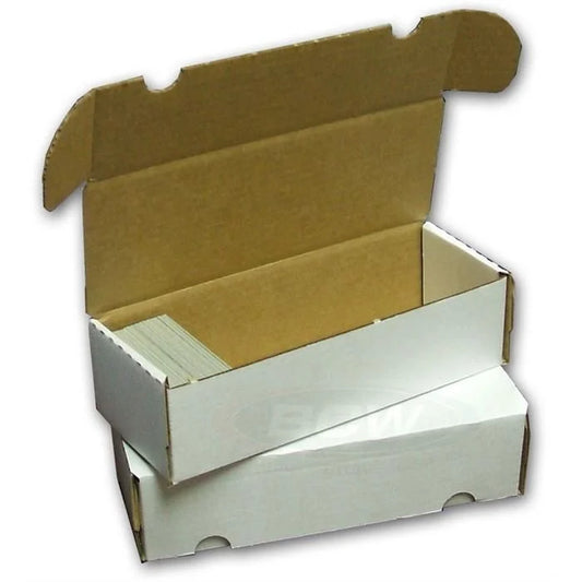BCW - 550 Count Card Box - White Storage