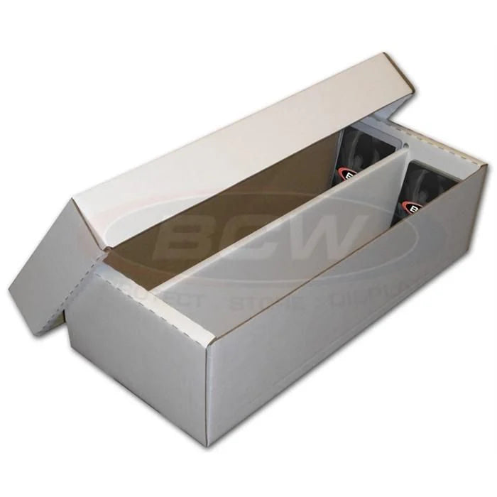 BCW - 1600 Shoe Storage Card Box - White Storage