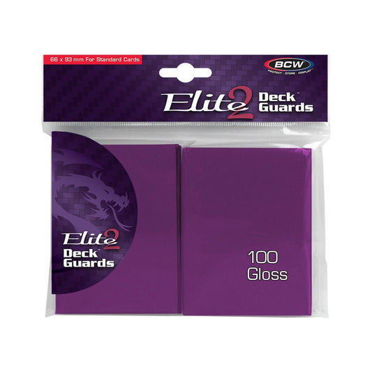 Card Sleeves - Elite2 Deck Guard: Mulberry (Gloss)