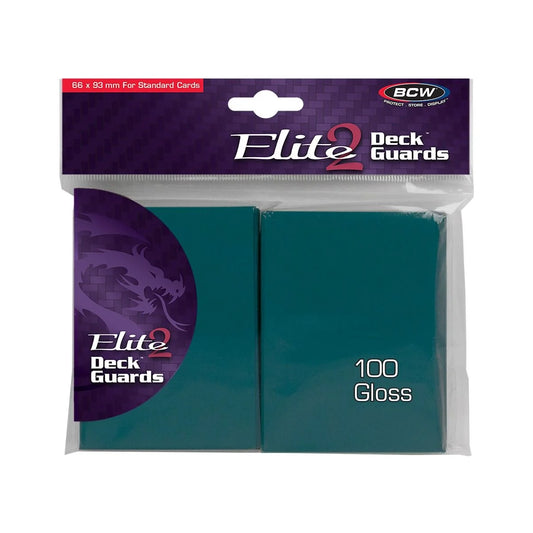 Card Sleeves - Elite2 Deck Guard: Teal (Gloss)